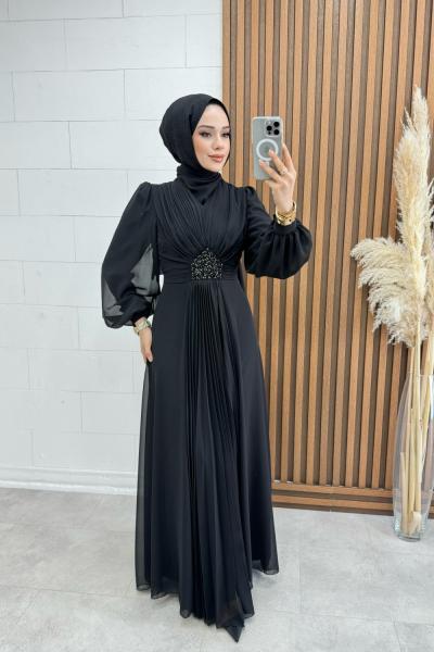 Amara Elbise Siyah Siyah