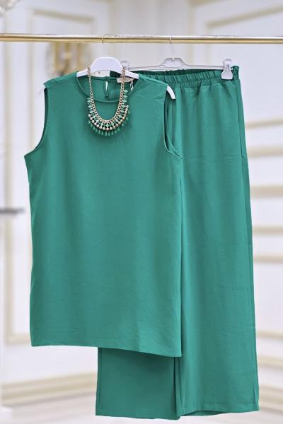 İçlik Pantolon Takım  Benetton Yeşili Bennetton Yeşili