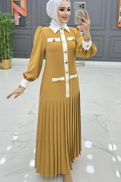 BTK KUBİLAY ELBİSE 6539 YAĞ YEŞİLİ Yağ Yeşili