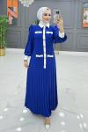 BTK KUBİLAY ELBİSE 6539 SAKS MAVİSİ Saks Mavisi