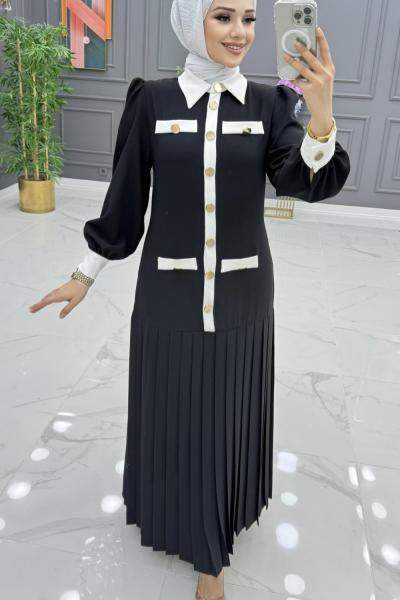 BTK KUBİLAY ELBİSE 6539 SİYAH Siyah