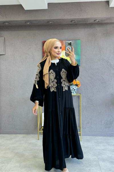 Laura Elbise Siyah Siyah