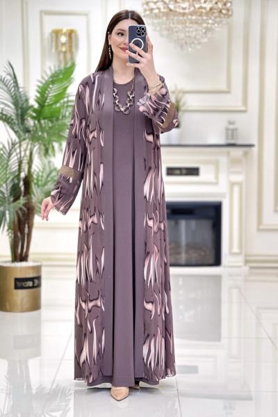 Btk Leyla Elbise Takım 5391 Vizon