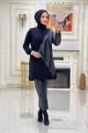 BTK NAZLI DERİ TAKIM SİYAH Siyah