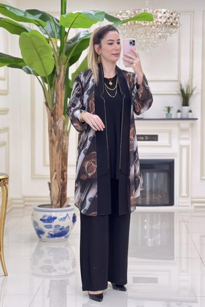 Btk Nigar 3 lü Takım 5663 Siyah