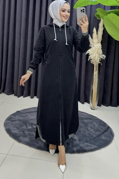 Ahsen Pantolonlu Takım Siyah Siyah