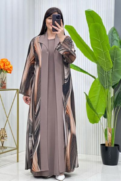 Asiye Etekli Takım Vizon Vizon