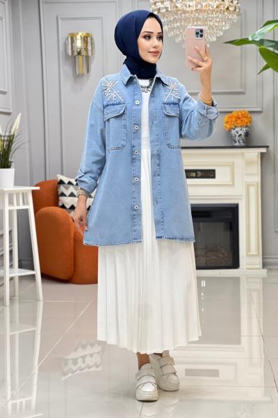 Btk selda ceket 6271 açık mavi Açık Mavi