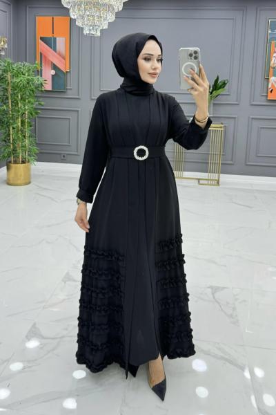 Masal Etekli Takım Siyah Siyah