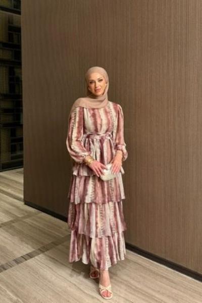 Çağnur Elbise Gül Gül