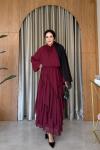 Çakır Etekli Takım Bordo BORDO
