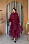 Çakır Etekli Takım Bordo BORDO
