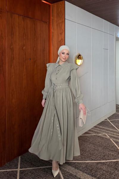 Candan Elbise Çağla Yeşili Çağla Yeşili