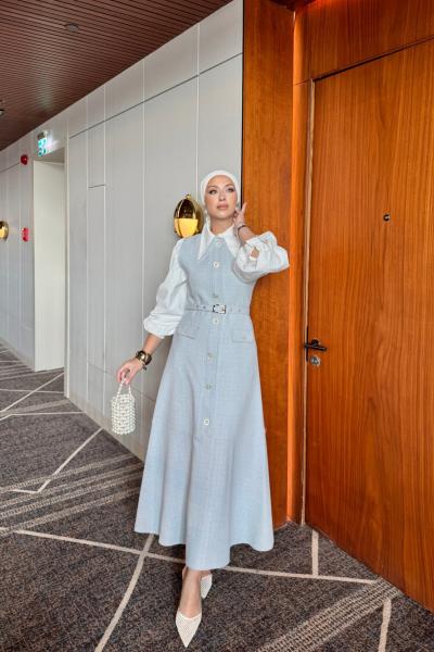 Cemile Elbise Bebe Mavisi Bebe Mavisi