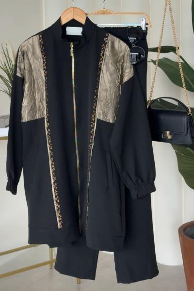 Cemile Takım Siyah  Siyah