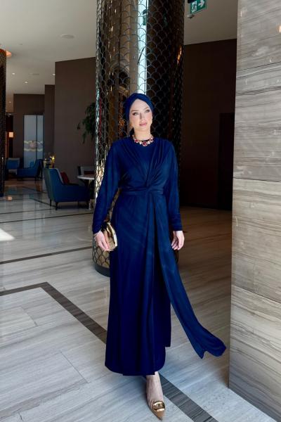 Cevher Elbise Lacivert Lacivert