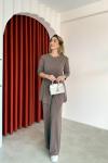 Ceyda Takım Kahverengi Kahverengi