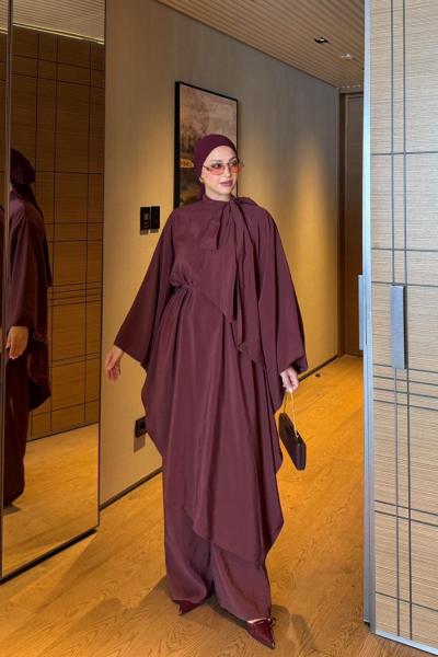Ceyhan Pantolonlu Takım Bordo  BORDO