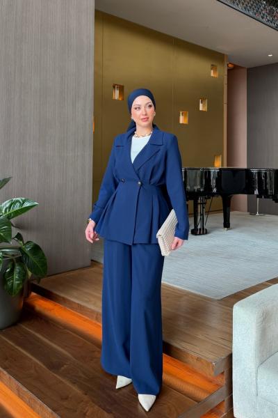 Çimen Pantolon Takım Lacivert LACİVERT