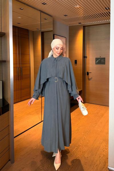 Çınar Elbise Mint Gri Mint Gri