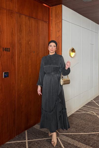 Çisem Elbise Siyah Siyah