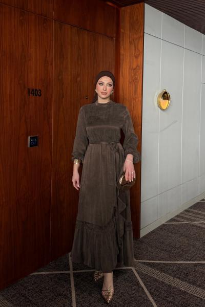 Çisem Elbise Acı Kahve Acı Kahve