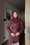 Defne Etekli Takım Bordo Bordo