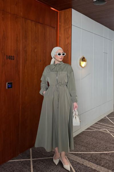 Dilek Elbise Haki  Haki