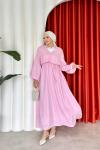 Ekin Elbise Pembe Pembe
