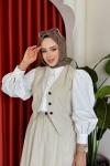 Elif Takım Bej Bej