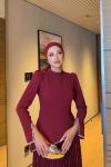 Elza Abiye Bordo  BORDO