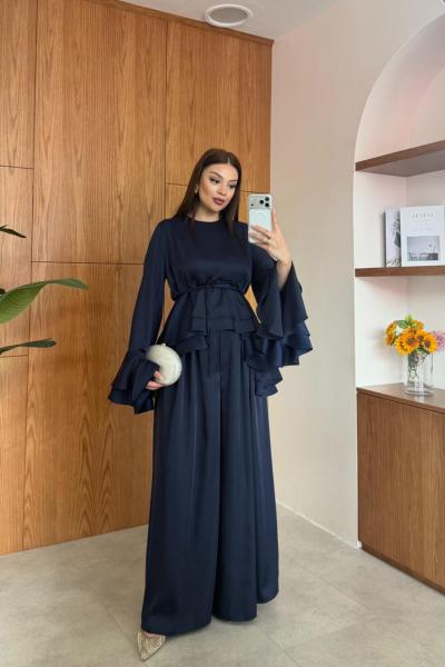 Erna Pantolonlu Takım Lacivert Lacivert