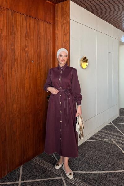 Esma Elbise Bordo Bordo