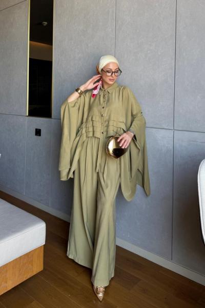 Esra Pantolonlu Takım Çağla Yeşili Çağla Yeşili