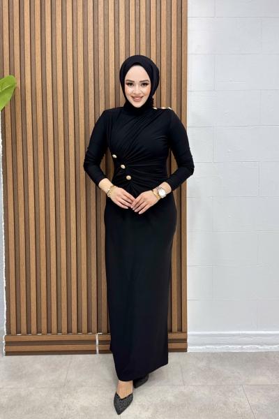 Evsa Elbise Siyah Siyah