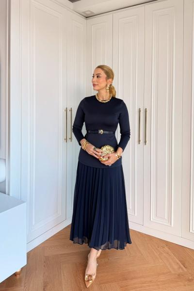 Farah Elbise Lacivert  Lacivert