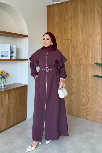 Fazilet Elbise Bordo  BORDO