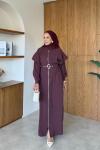 Fazilet Elbise Bordo  BORDO