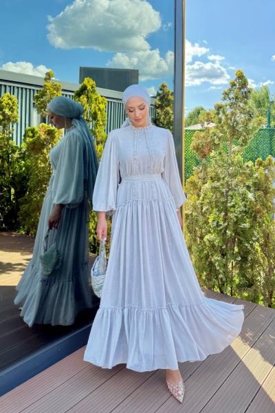 Fethiye Elbise Taş Rengi Taş Rengi