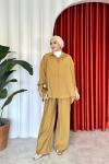 Figen Pantolonlu Takım Camel Camel