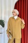 Figen Pantolonlu Takım Camel Camel