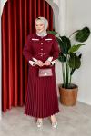 Filiz Takım Bordo Bordo