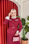 Filiz Takım Bordo Bordo