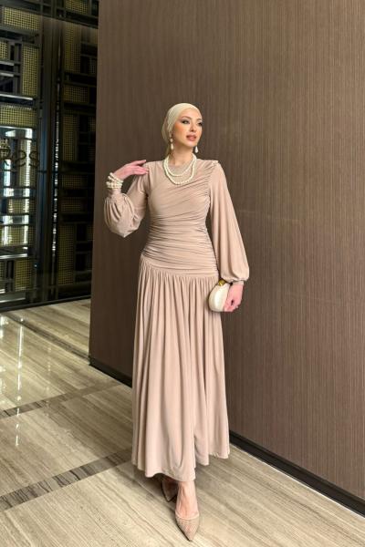 Gizem Elbise vizon Vizon