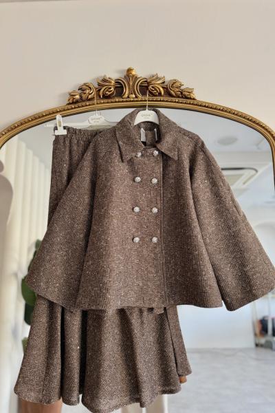 Göksel Etekli Takım Kahve Acı Kahve