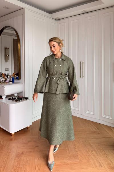 Göksel Etekli Takım Mint Yeşili Mint Yeşili