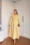 Gülbin Elbise Sarı Sarı