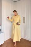 Gülbin Elbise Sarı Sarı