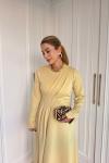 Gülbin Elbise Sarı Sarı