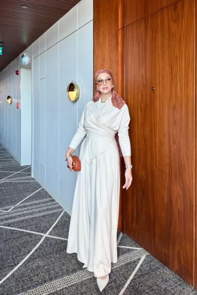 Gülcan Pantolonlu Takım Bej Bej